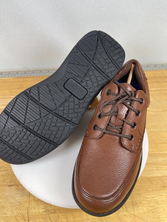 Nunn Bush Cam Men 10M Cognac Leather Oxford Comfort Gel Lace Up NIB main image 14